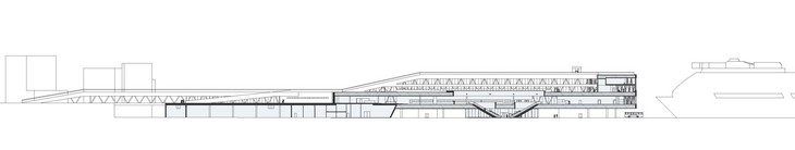 Archisearch - Section / C.F. Møller / Värtaterminalen, Ferry Terminal, Stockholm